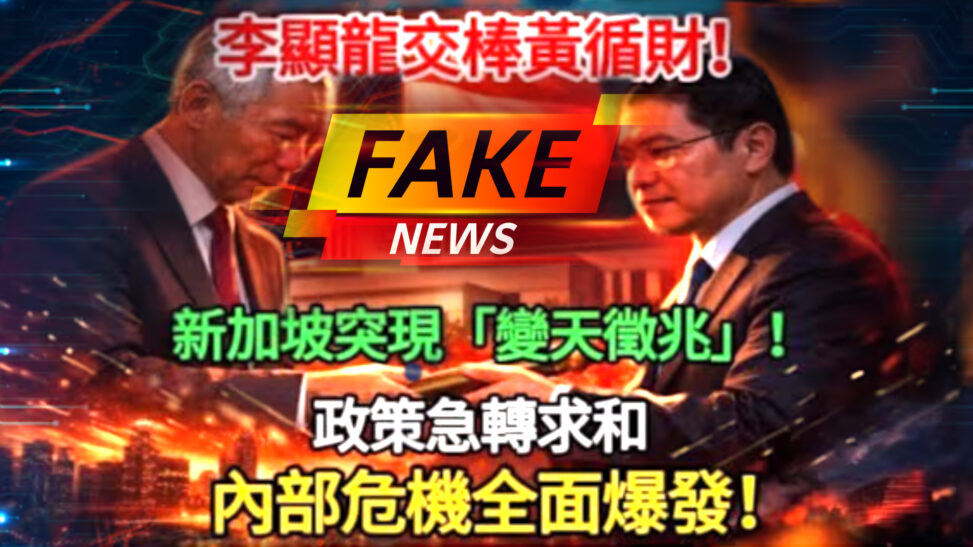 【シンガポール】首相を狙う300本のAI動画——中国語圏を汚染する「SEOポイズニング」情報工作の解剖