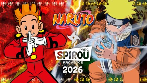 コノハランド 公式キービジュアル（© Parc Spirou Provence / © 2002 MASASHI KISHIMOTO）