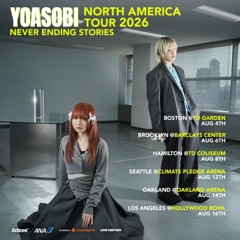 【アメリカ】YOASOBI、北米8公演でHollywood Bowl 2万人へ。2年前6千人会場からの急拡大