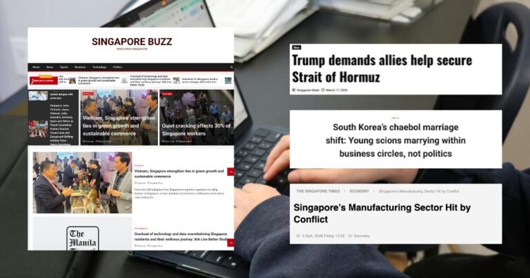 【シンガポール】偽地元ニュース6サイト遮断。選挙10日間で活性化、5年潜伏の情報工作