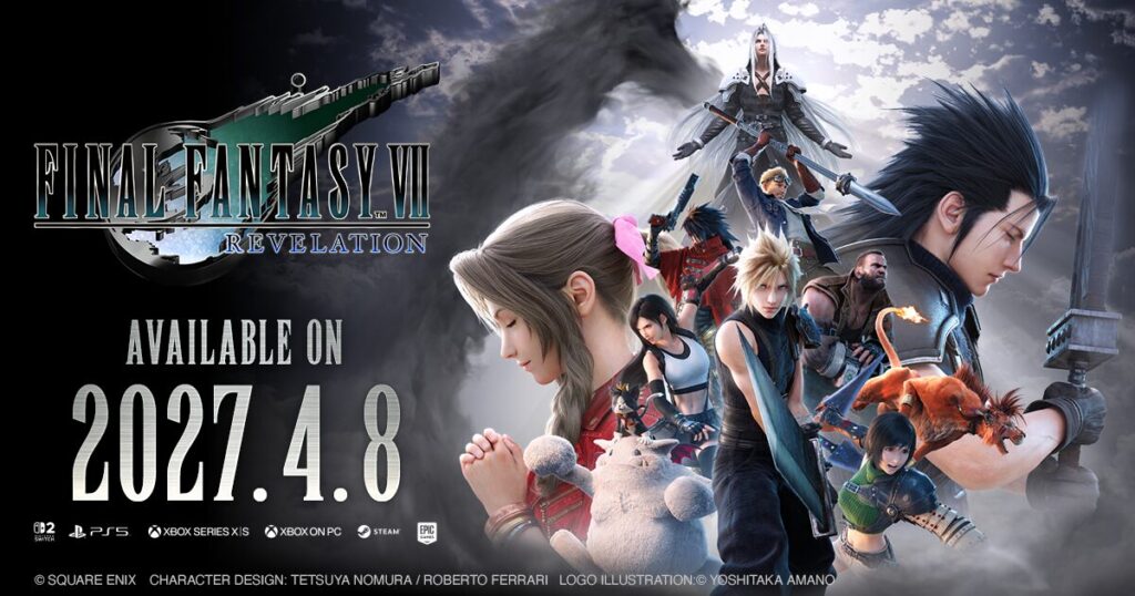 【アメリカ】スクウェア・エニックス『FF7 リベレーション』、スイッチ2版パッケージにゲームは入っていない。初回に130GBのダウンロードが必要